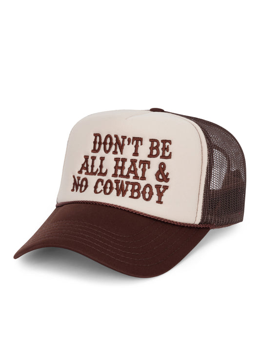 COWBOY TRUCKER HAT